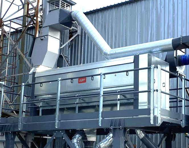 Grain cleaners and aspiration modules